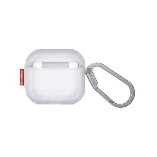 Cover Airpods 4 Mecha Ce Skinarma - White